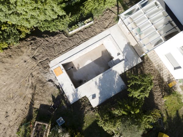 Pool Area Grading in Coeur D Alene
