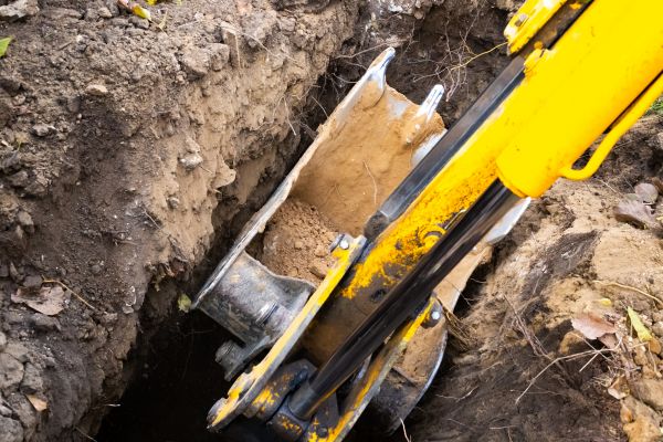 Downspout Trenching in Coeur D Alene