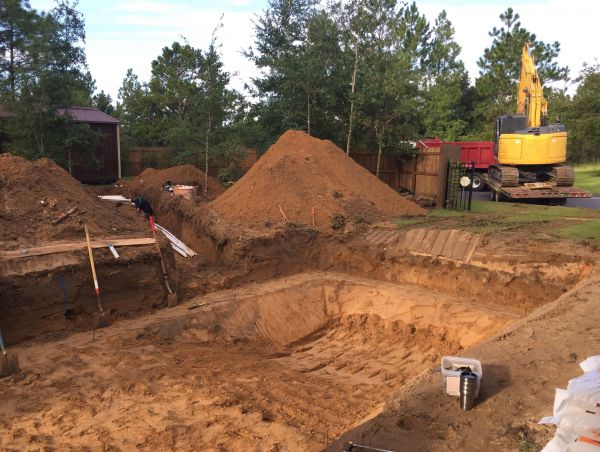 Pool Site Excavation in Coeur D Alene